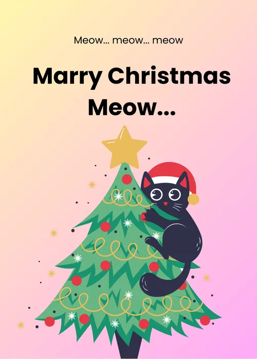 Marry Christmas Meow